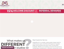 Tablet Screenshot of designwiseart.com